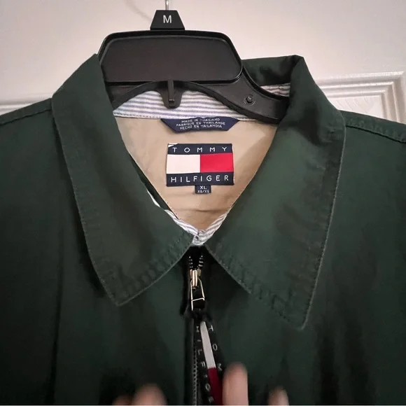 Vintage 1990s Tommy Hilfiger Harrington Crest Jacket Men's Size XL - Picture 8 of 9